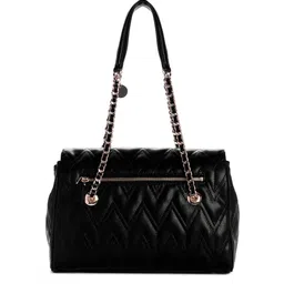 GUESS Textured PU Structured Satchel with Quilted-picture-14