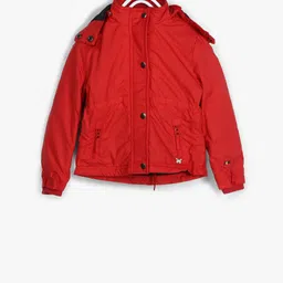 blue giraffe Red Winter Jacket-picture-10