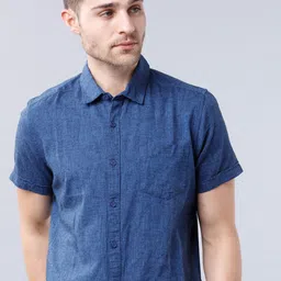HIGHLANDER Men Slim Fit Opaque Casual Shirt-picture-46
