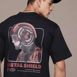 The Roadster Life Co. Graphic Printed Relaxed Fit T-shirt-picture-39