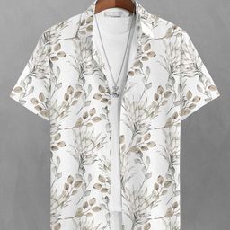 BULLMER Men White Straight Printed Casual Shirt-picture-36