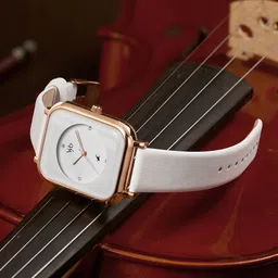 Fastrack Vyb Muse Women Brass Dial & Leather Straps Analogue Watch FV60022WL02W-picture-42