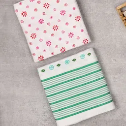 ZAHYA Set of 2 100% Fine Cotton Bath Towel Set-image-2