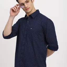 Arrow Sport Men Slim Fit Motif Printed Casual Cotton Shirt-picture-22