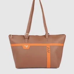 Baggit Women Brown Solid Structured Shoulder Bag-picture-38