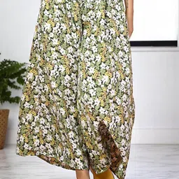 DressBerry Women Floral Printed Relaxed Trousers-picture-42
