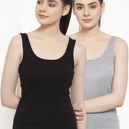 Friskers Women Pack of 2 Solid Tank Tops-picture-13