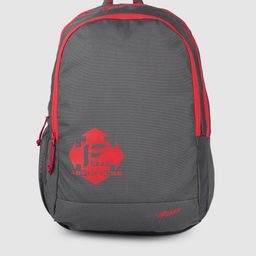F Gear Unisex Grey & Red Brand Logo Laptop Backpack-picture-38