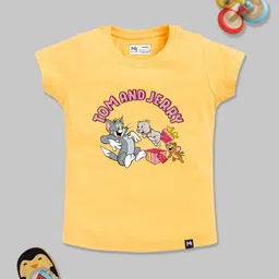 YK X Minute Mirth Girls Tom & Jerry Printed Pure Cotton T-shirt-picture-33