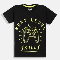 Eteenz Boys Premium Cotton Typography Printed T-shirt-picture-5