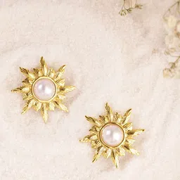 DressBerry Contemporary Beaded Studs Earrings-picture-47