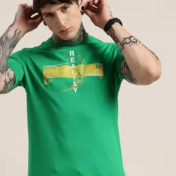 HERE&NOW Typography Printed Pure Cotton T-shirt-picture-16