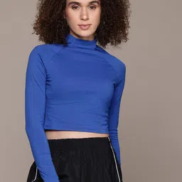 The Roadster Lifestyle Co. High Neck Crop Top-picture-32
