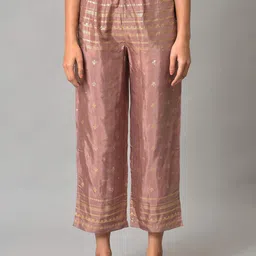 WISHFUL Women Mauve Ethnic Motifs Printed Trousers-picture-20