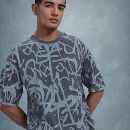 The Roadster Life Co. Printed Relaxed Pure Cotton T-shirt-image-8
