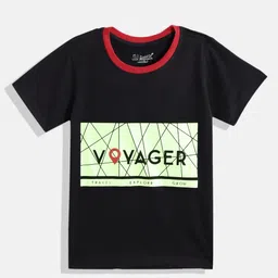 Eteenz Boys Typography Printed Premium Cotton Round-Neck T-shirt-picture-57