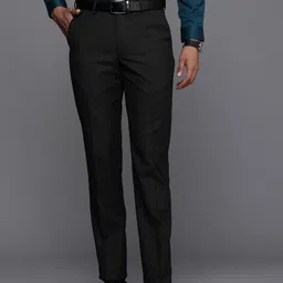Louis Philippe Men Slim Fit Trousers-image-18