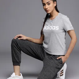 ADIDAS LIN Brand Logo Printed Slim Fit T-shirt-picture-31