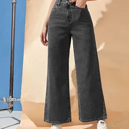 Kotty Women Flared High-Rise Stretchable Jeans-image-78