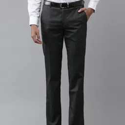 Arrow Men Original Tapered Fit Formal Trousers-picture-13