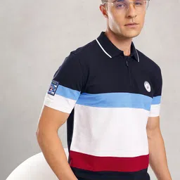 Nautica Colourblocked Polo Collar T-shirt-picture-33