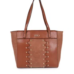 E2O Brown Solid Shoulder Bag image 1