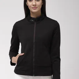 Fort Collins Women Black Solid Tailored Jacket-picture-37