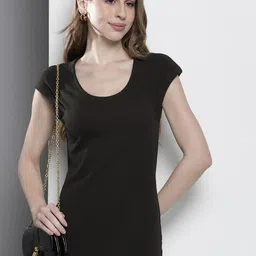 Tommy Hilfiger Solid Ribbed Sheath Midi Dress-picture-34