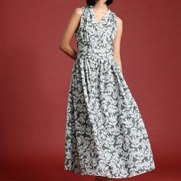 all about you Floral Print Fit & Flare Maxi Dress-picture-48