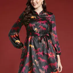 all about you Animal Print Midi Sheath Dress-picture-18