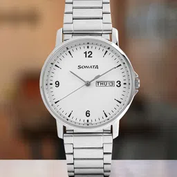 Sonata Essentials Men White Analogue watch NL77083SM01-picture-43