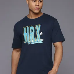 HRX by Hrithik Roshan Brand Logo Printed Lifestyle T-shirt-picture-28