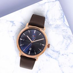 Tommy Hilfiger Men Leather Analogue Watch TH1710510W-picture-36