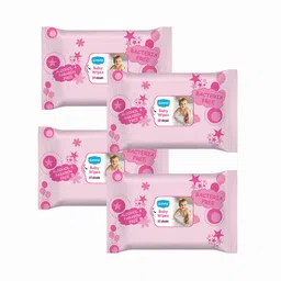 Ginni Set of 4 Baby Wet Wipes with Aloe Vera & Jojoba Oil - 60 Wipes Each-picture-16