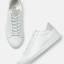 ECCO Men Leather Casual Sneakers-image-77
