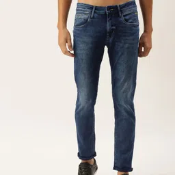 Flying Machine Men Blue Michael Slim Tapered Fit Light Fade Stretchable Jeans-picture-28