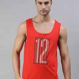 Huetrap Men Red Typography Printed Pure Cotton T-shirt-picture-31