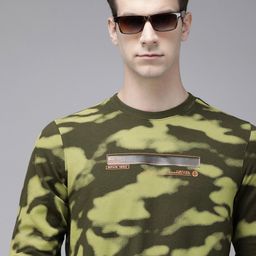 SPYKAR Round Neck Abstract Printed Pullover Sweatshirt-picture-27