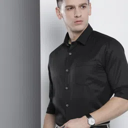 the indian garage co. x luxe Luxe by TIGC Men Slim Fit Opaque Printed Formal Shirt-picture-37