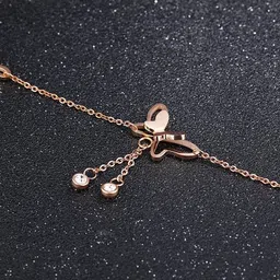 OOMPH Women Gold-Toned Artificial Stone-Studded Anklet-picture-16