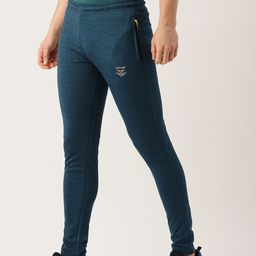Sports52 wear Men Teal Blue Slim Fit Solid Track Pants-picture-20