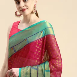 Winza Designer Woven Design Zari Brasso Banarasi Saree-image-42