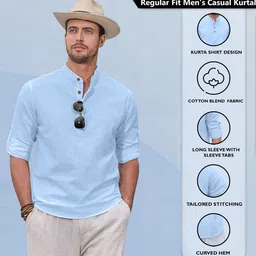 Zombom Men Kurta image 5