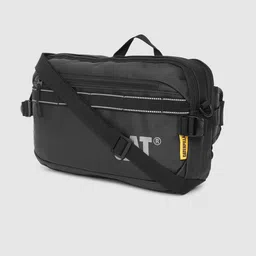 CAT Unisex Black Solid SENTINEL Messenger Bag image 2