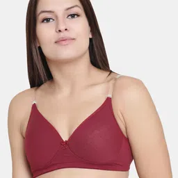 Floret Pack of 2 Solid Non-Wired Lightly Padded T-shirt Bras F20560 image 5