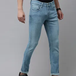 SPYKAR Men Skinny Fit Faded Jeans image 2