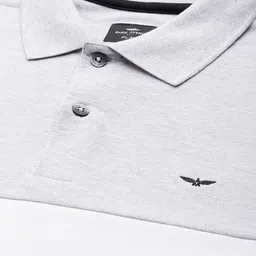 Park Avenue Colourblocked Polo Collar Slim Fit T-shirt image 2