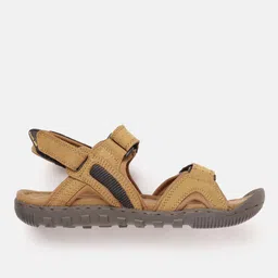 Woodland Men Nubuck Leather Textured Comfort Sandals image 3