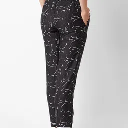 NOIRA Pack Of 2 Printed Mid-Rise Lounge Pants image 3
