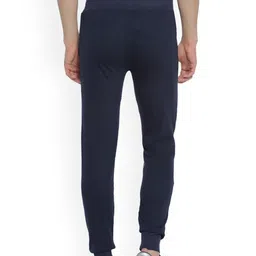 Campus Sutra Men Blue Printed Joggers image 3